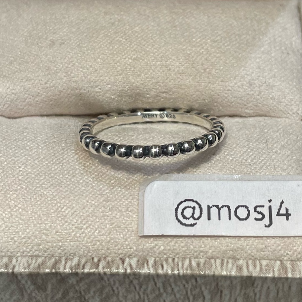 Retired James Avery Beaded Ring - Picture 5 of 5